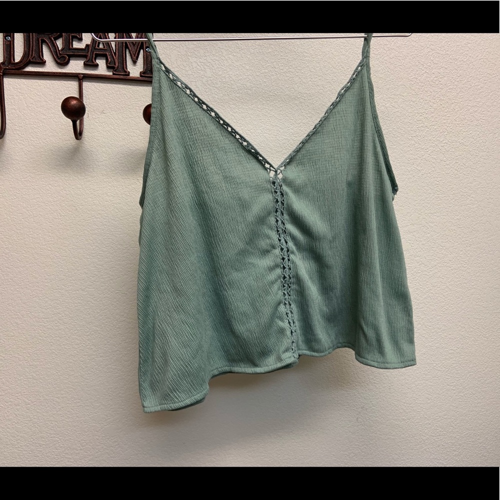 Teal tank top from H&M